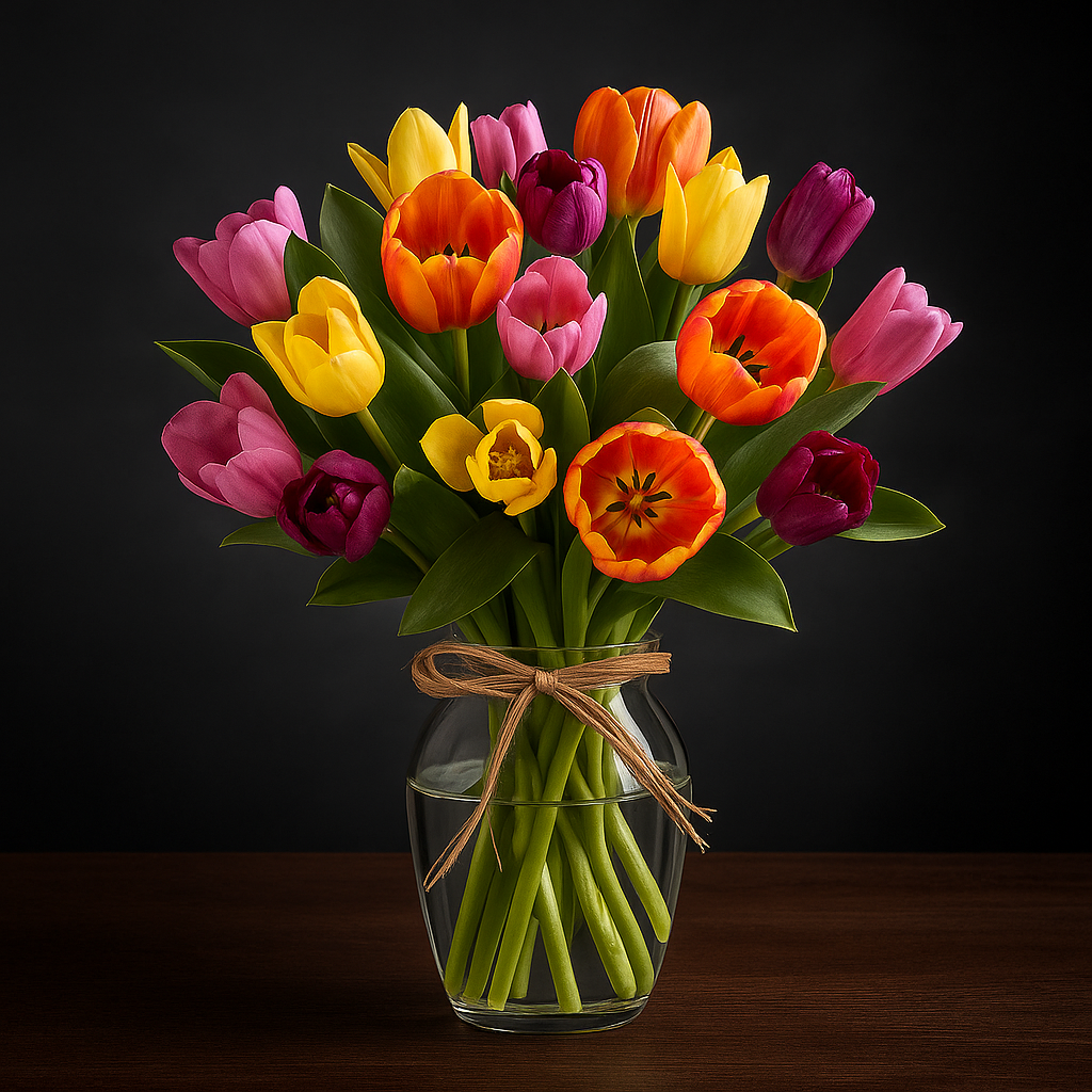 Spring with Tulips