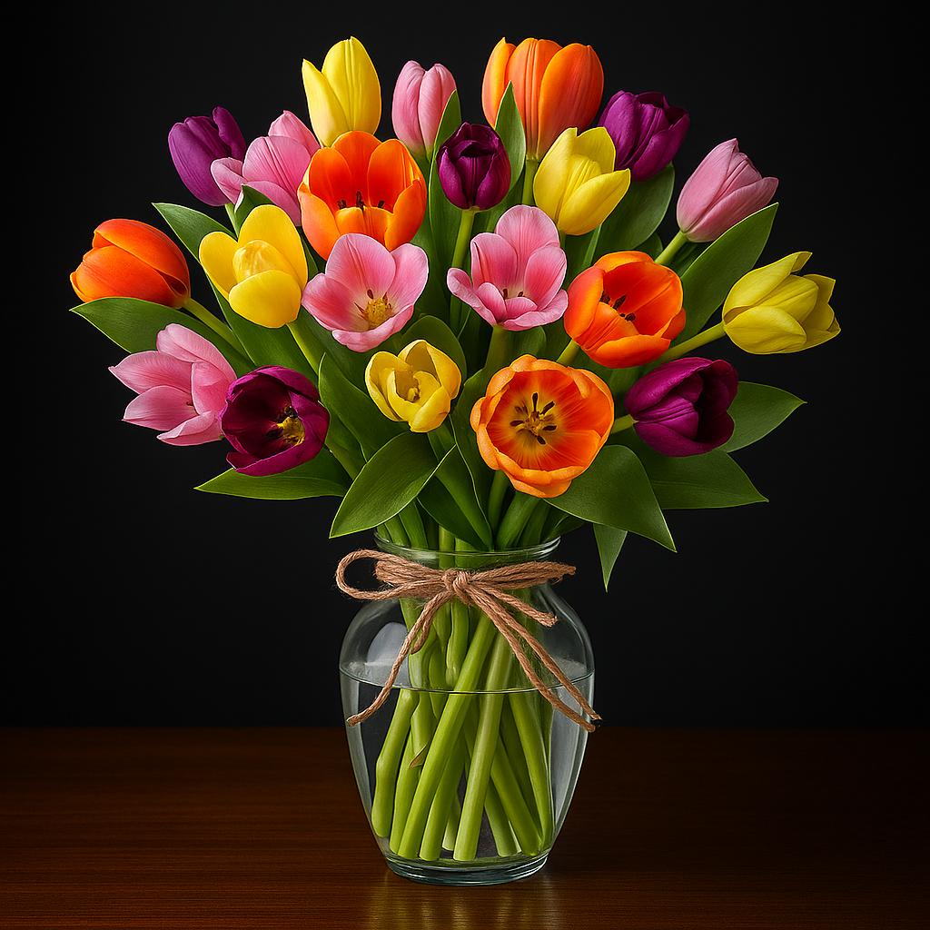 Spring with Tulips