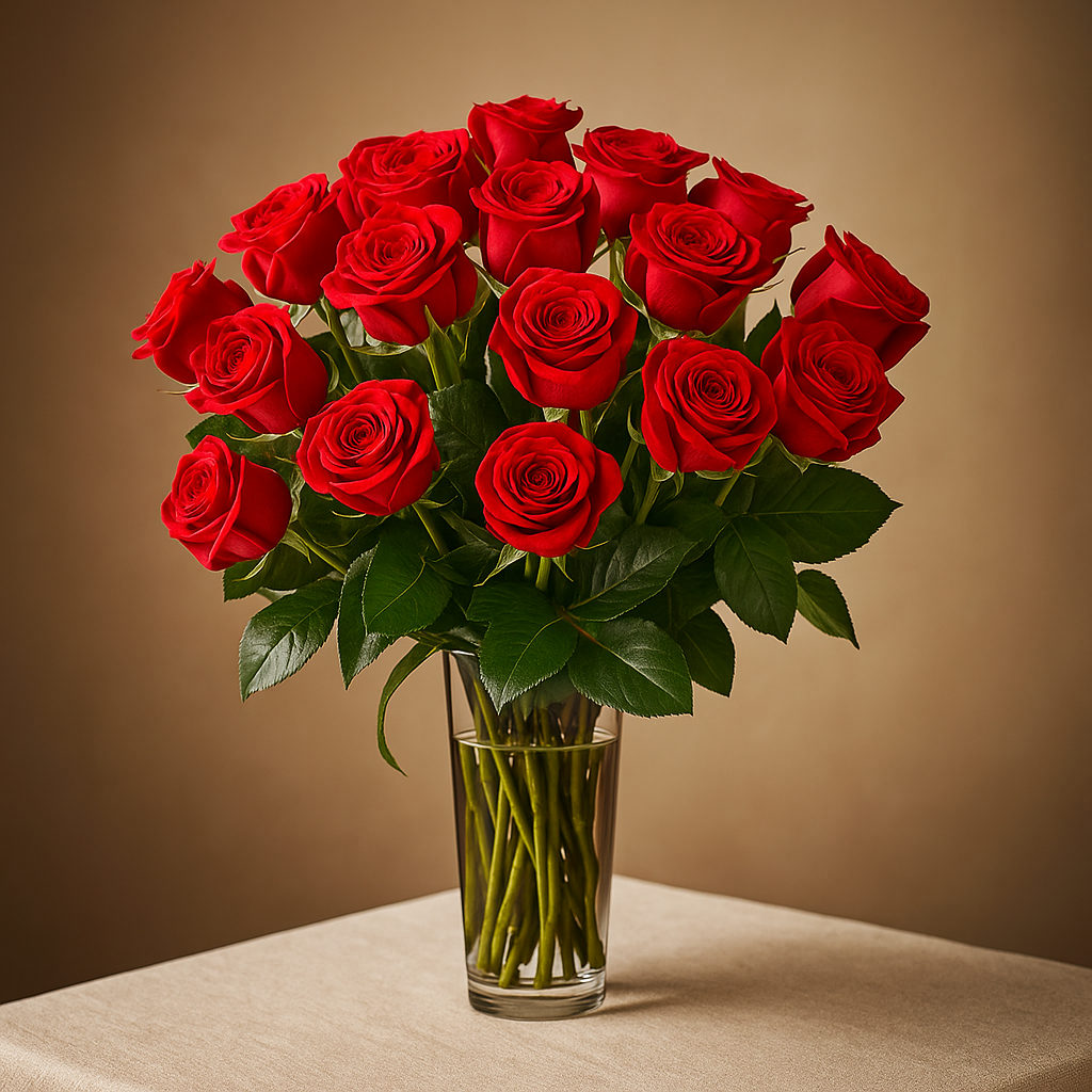 Long-Stem Red Roses