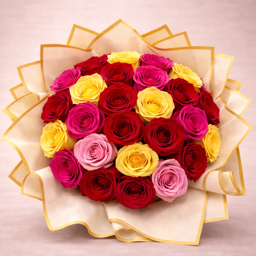 Luxury Rose Bouquet – Classic Love 🌹