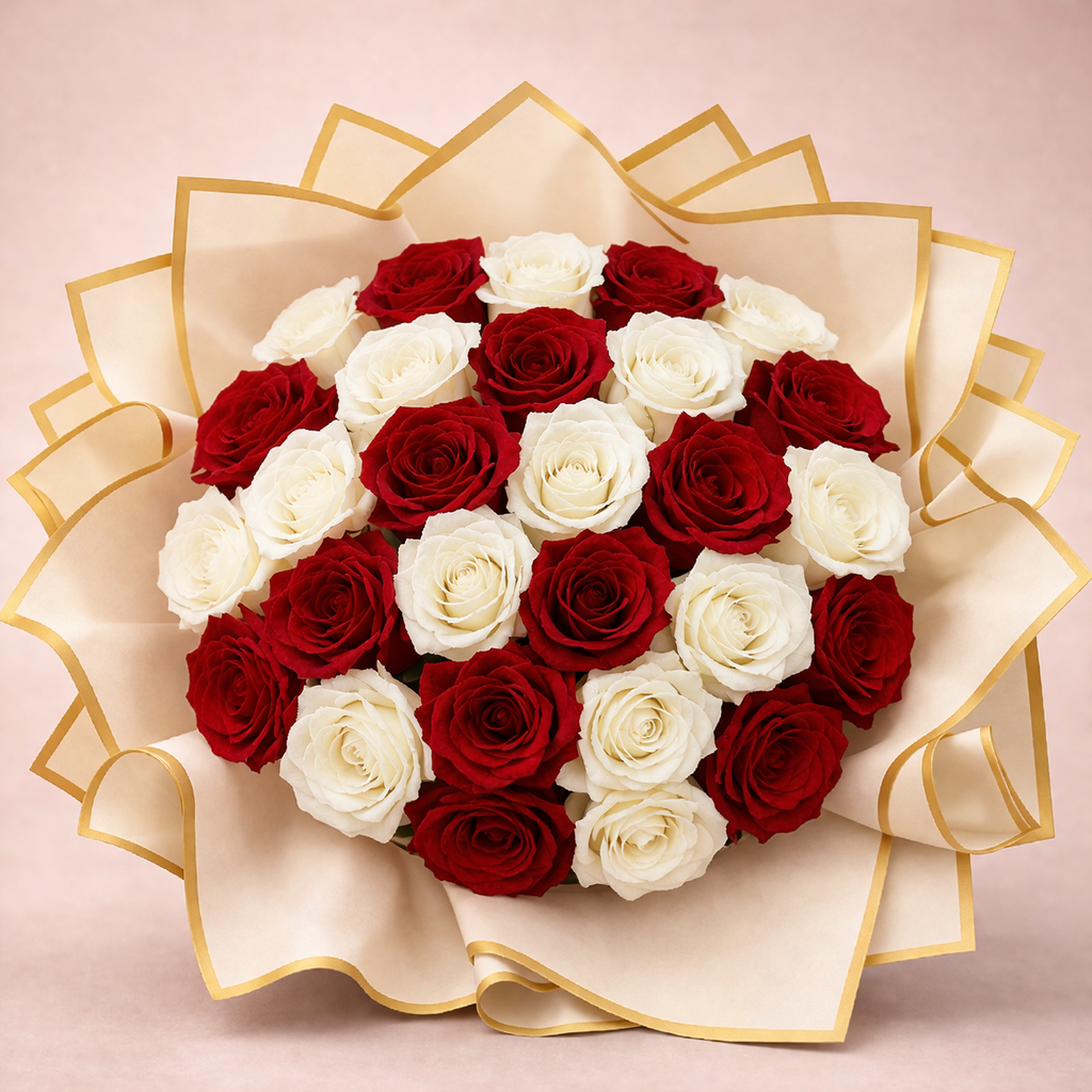 Luxury Rose Bouquet – Classic Love 🌹
