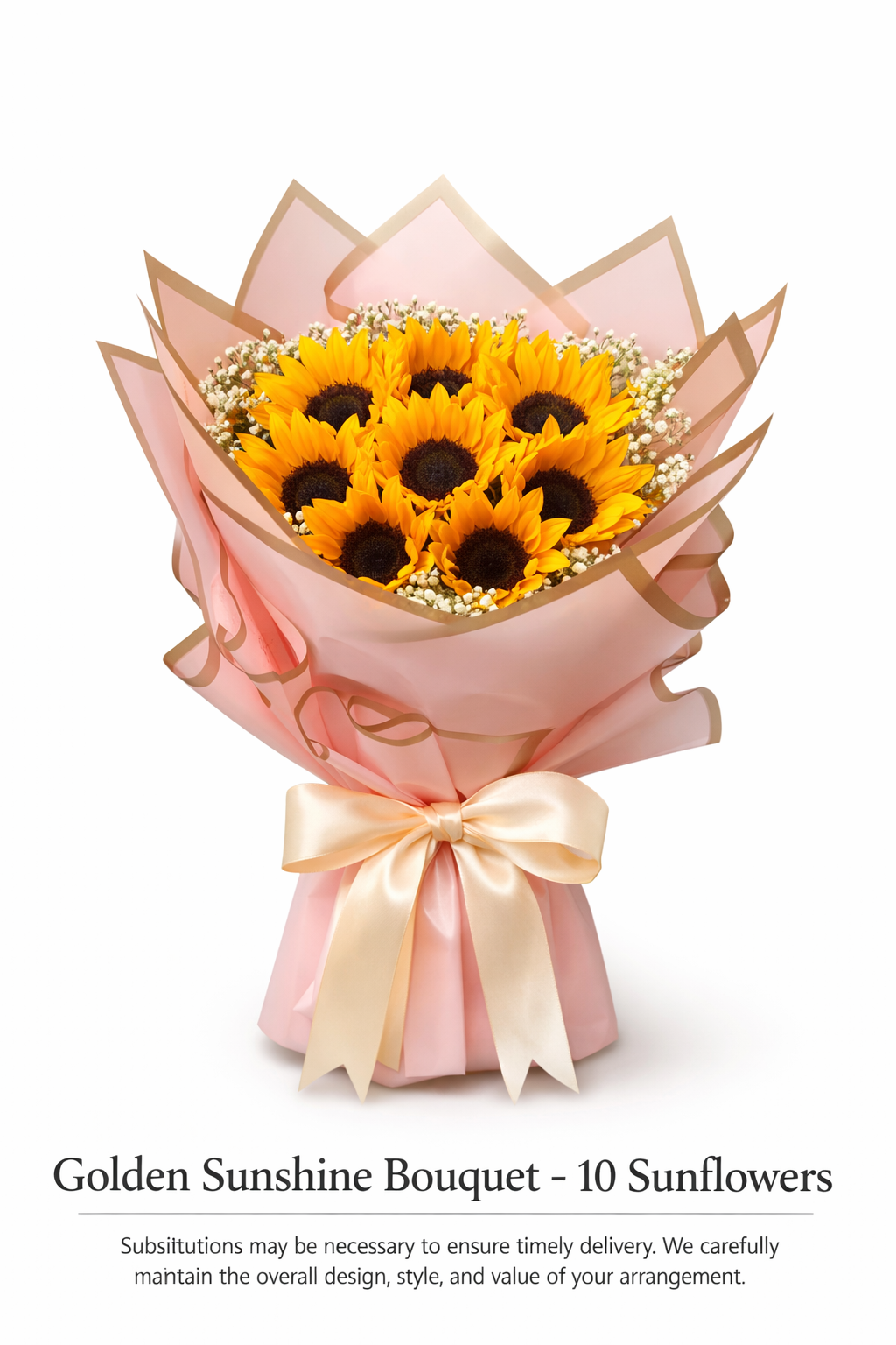 Golden Sun Bouquet - Sunflower Collection