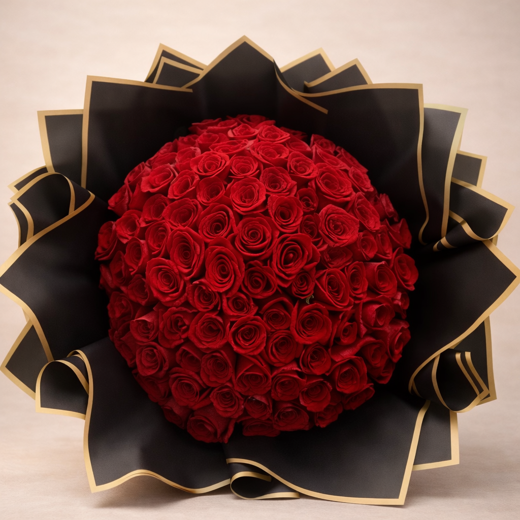Luxury Rose Bouquet – Classic Love 🌹