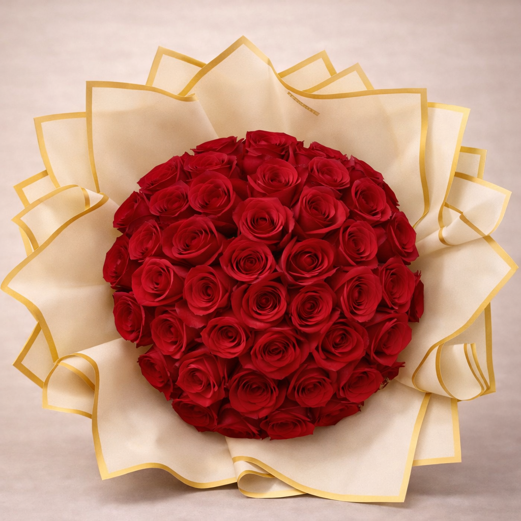Luxury Rose Bouquet – Classic Love 🌹