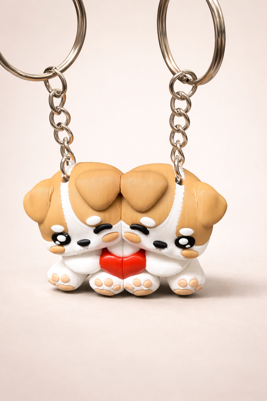Magnetic Puppy Love Keychain Set