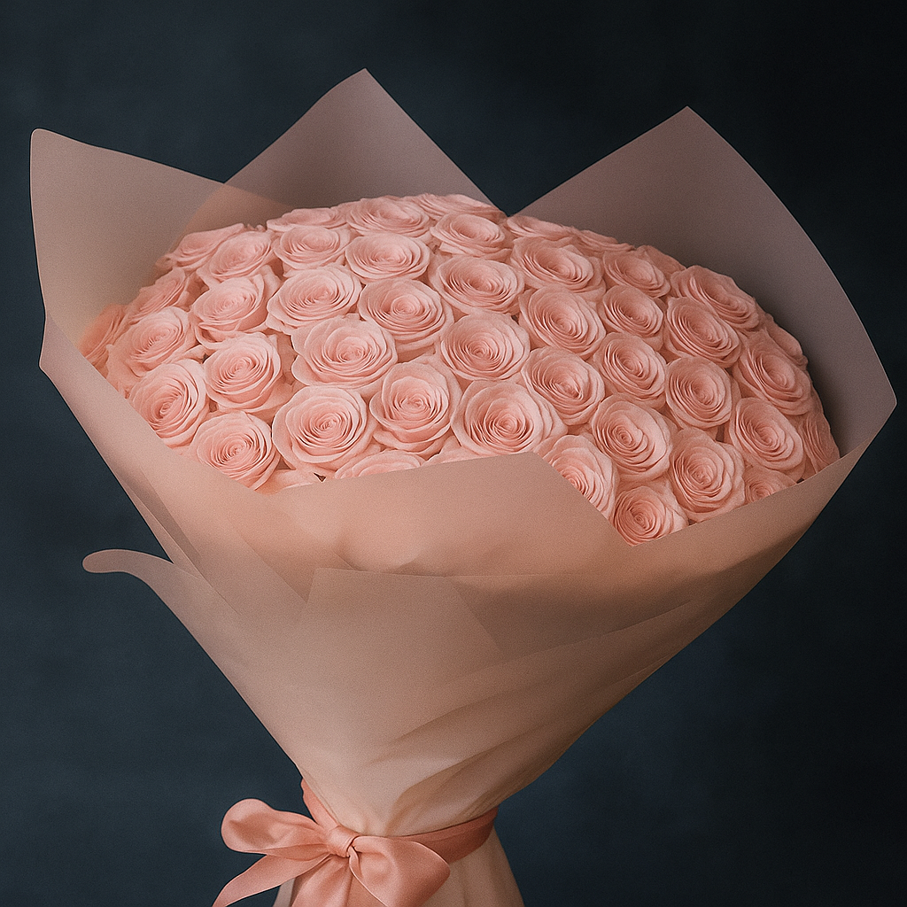 Pure Elegance White Roses Bouquet