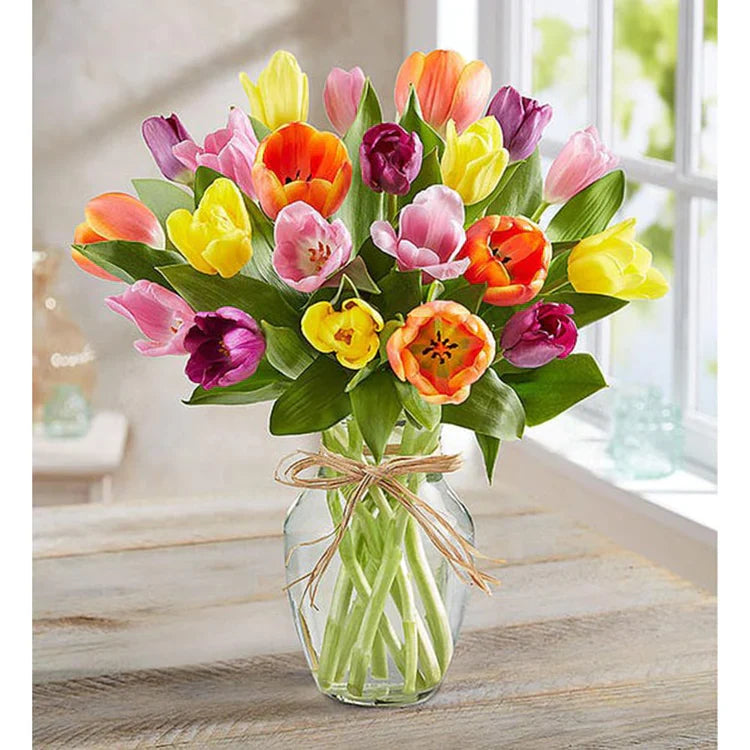 Spring with Tulips